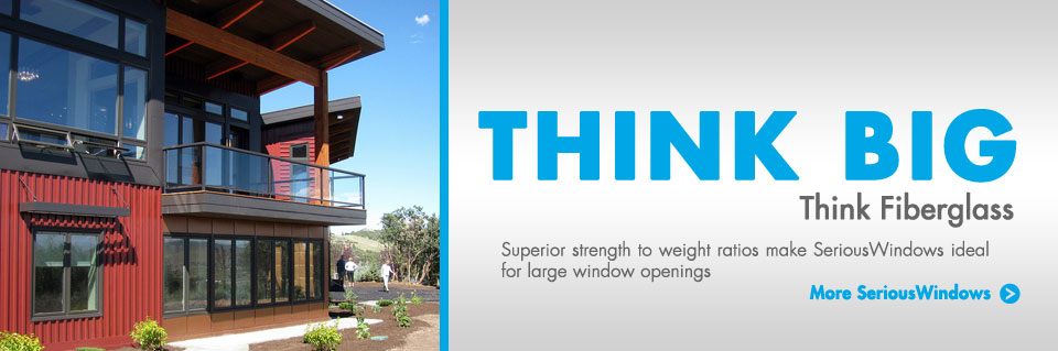 Fiberglass window frames are strong