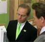 Schwarzenegger Tours Serious Materials